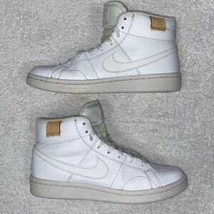 Nike Women's Court Royale 2 Mid Leather Athletic Style# CT1725-100 White size 7